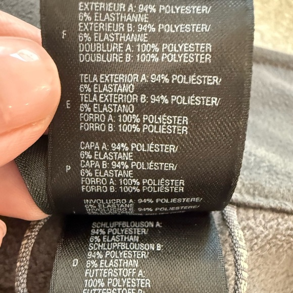 The North Face Apex Bionic Fleece Lined Jacket Navy Blue Warm Men’s Size Small - Picture 11 of 13